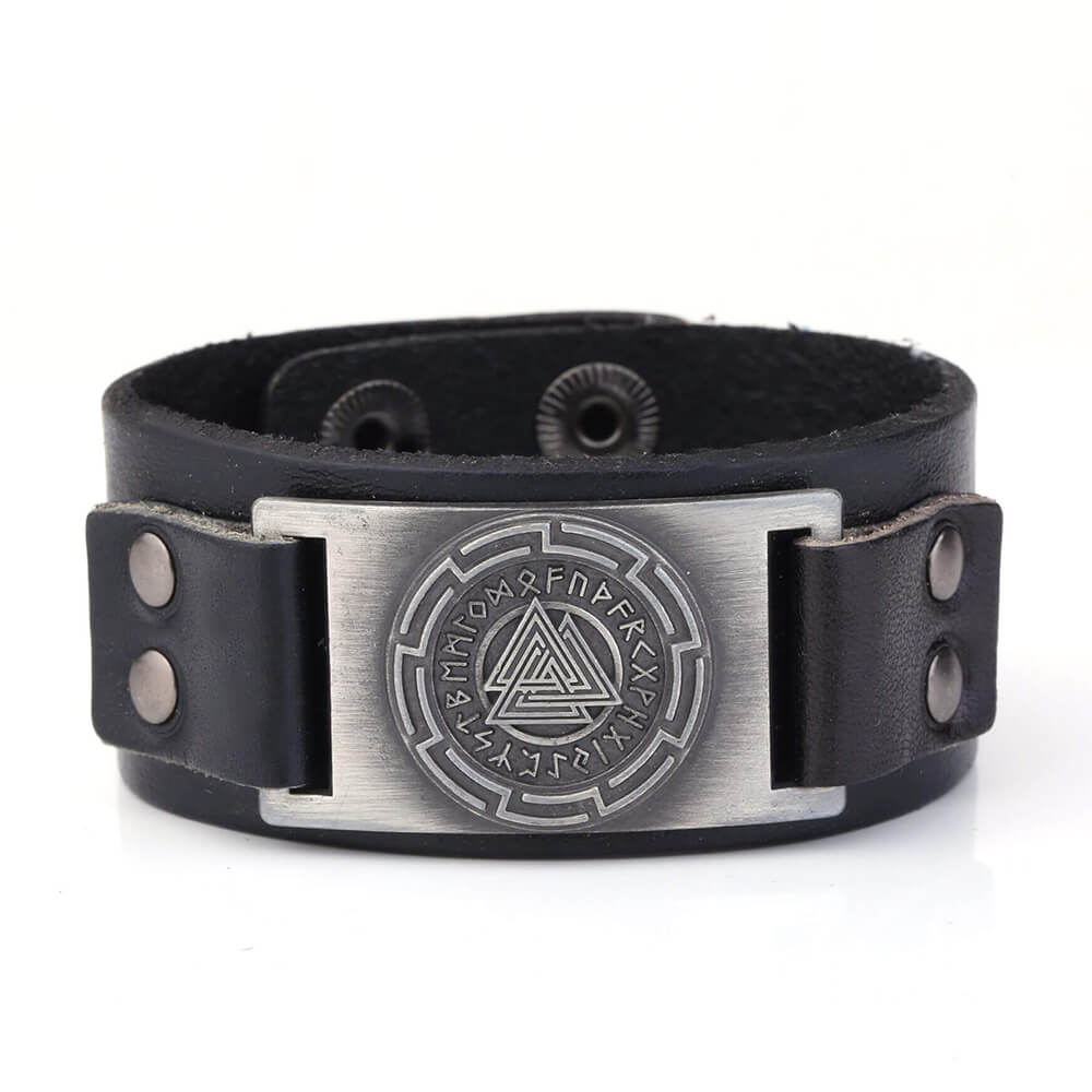 Wikinger Armband mit Valknut Symbol