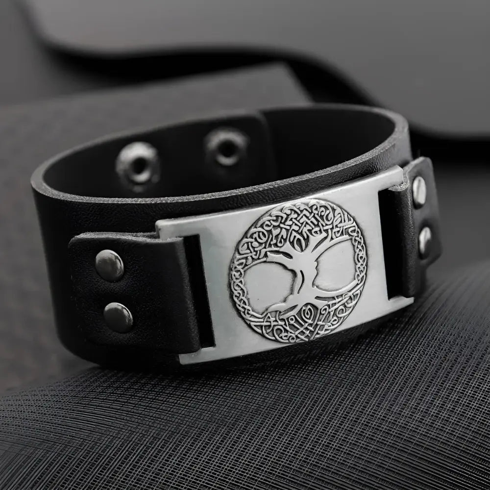 Wikinger Armband mit Yggdrasil Tree