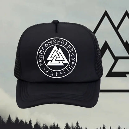 Wikinger Cap mit Drei Dreiecke Nordisch