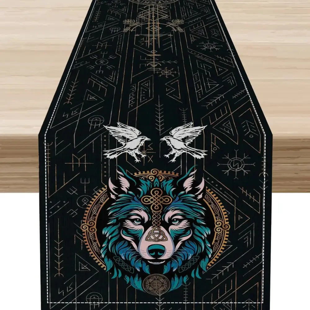 Wikinger Deko Wohnzimmer Wolf