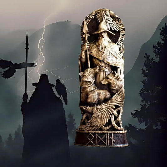 Wikinger Figuren mit Odin God