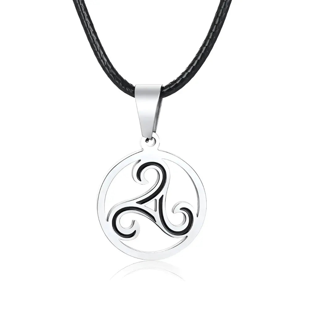 Wikinger Halskette Celtic Triskel Symbol