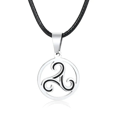 Wikinger Halskette Celtic Triskel Symbol
