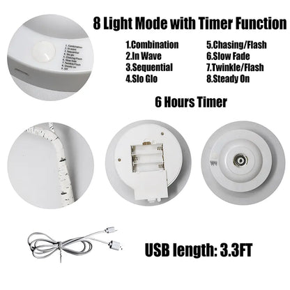 Wikinger Led Lampe Tree USB