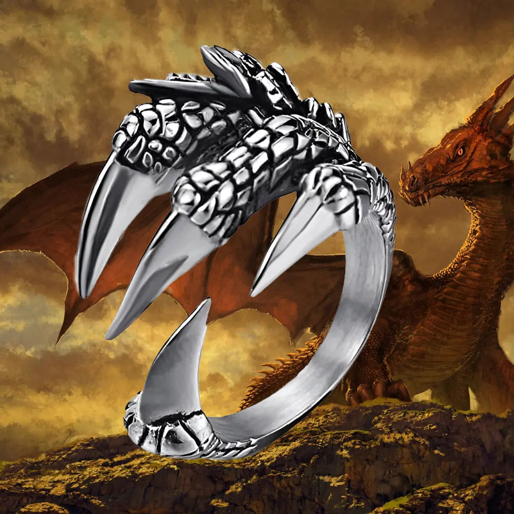 Fafner Ring Wikinger Ring | Fafnir Drache – Die Wikinger Taverne