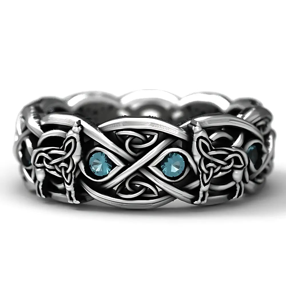 Wikinger Ring Geri Freki