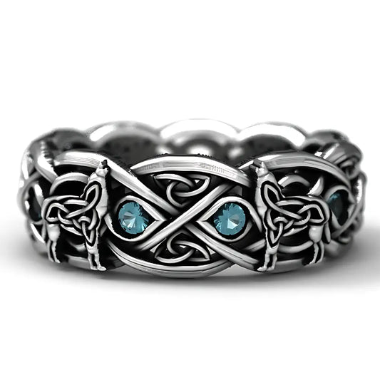 Wikinger Ring Geri Freki
