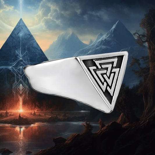 Wikinger Ring Männer Valknut Symbole