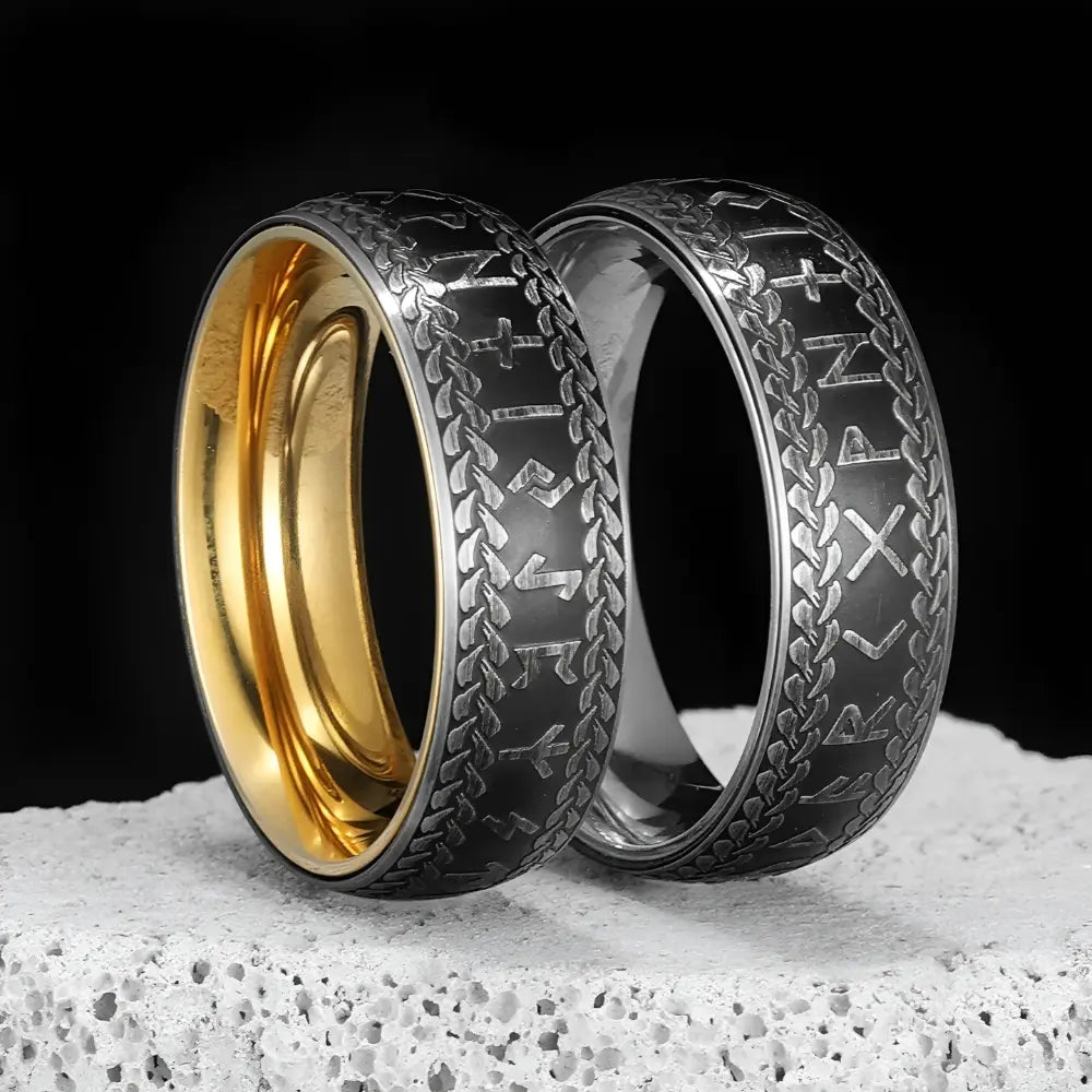 Wikinger Ring Original Runen