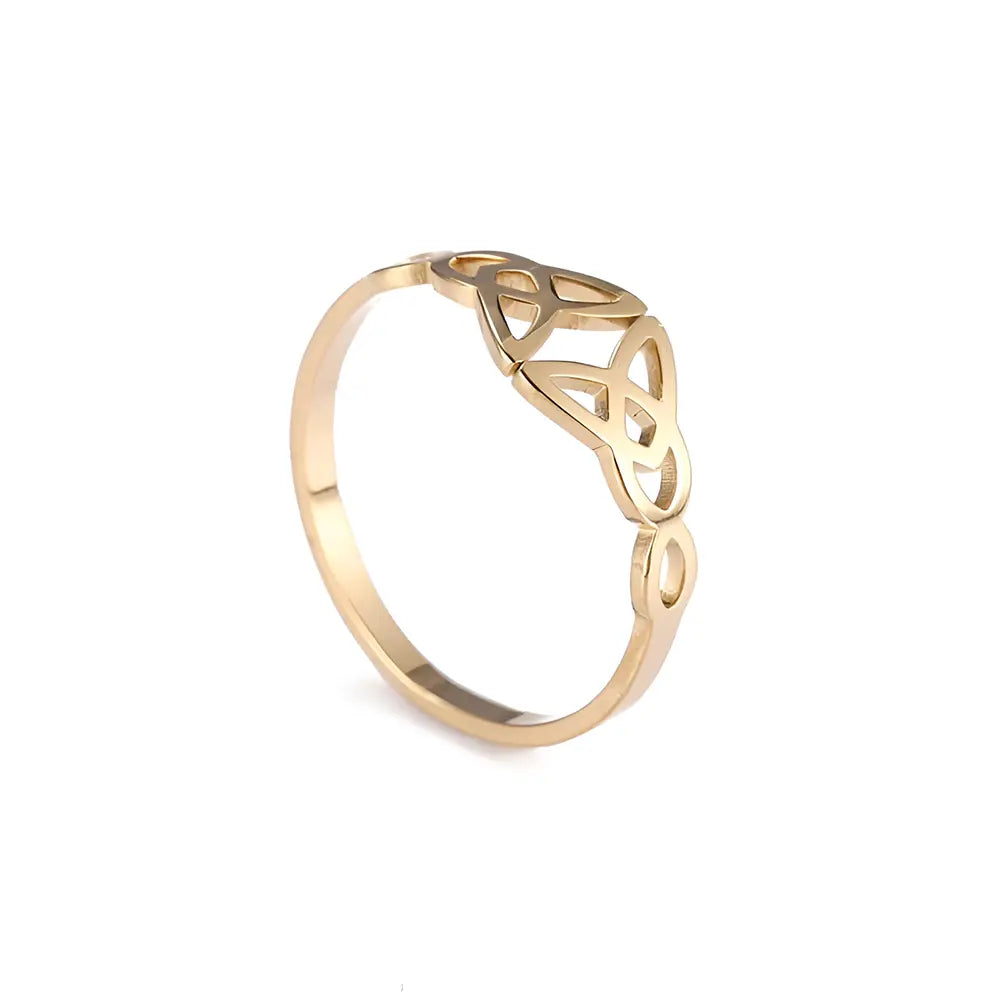 Wikinger Ring mit Keltischer Triquetra