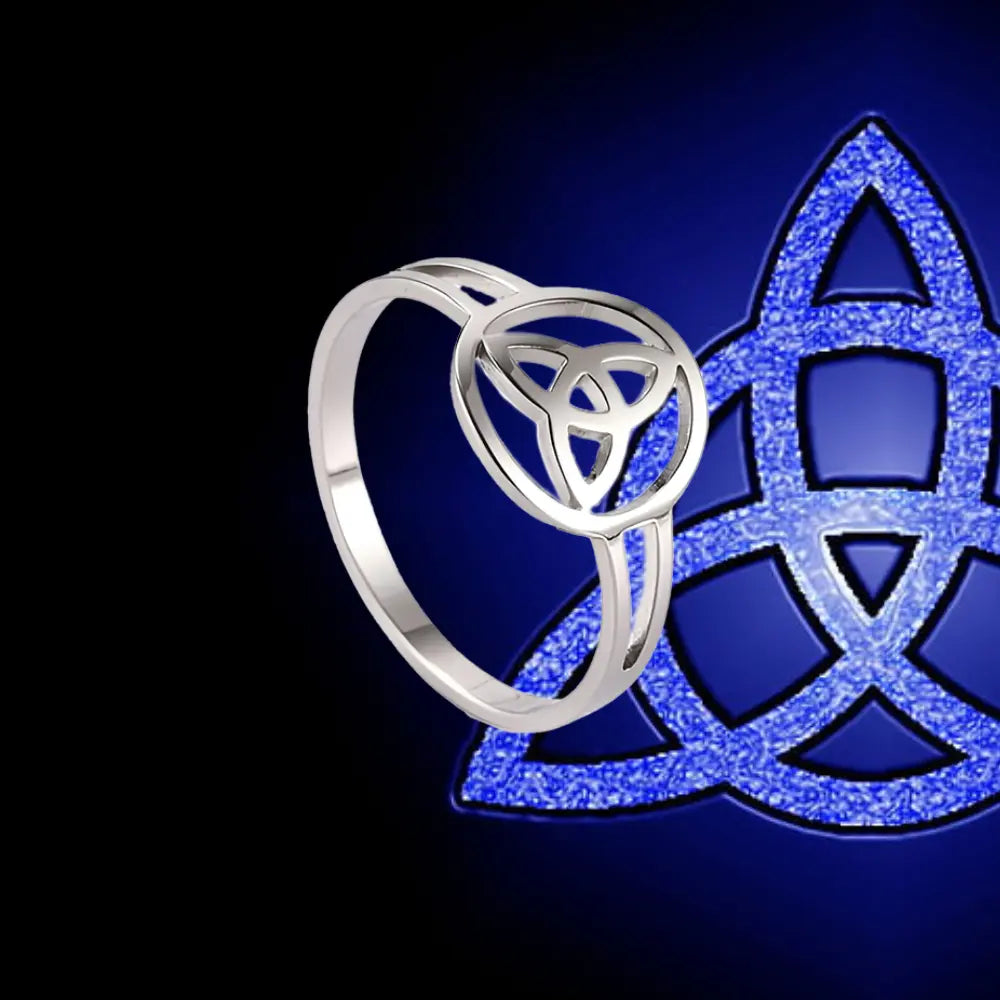 Wikinger Ring mit Keltisches Symbol Triquetra