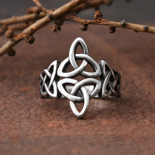 Wikinger Ringe Double Triquetra