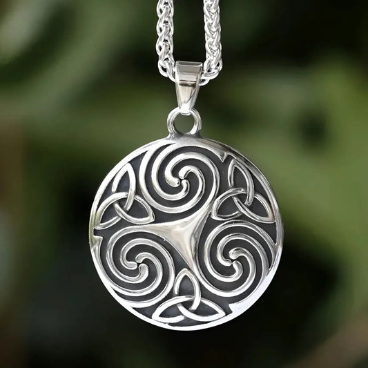 Wikinger Schmuck Halskette Triskel