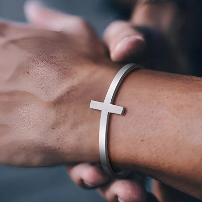 Wikinger Schmuck Herren Armband mit Kreuz