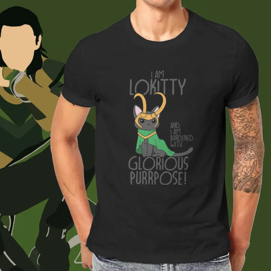 Wikinger T Shirt Männer mit Lokitty