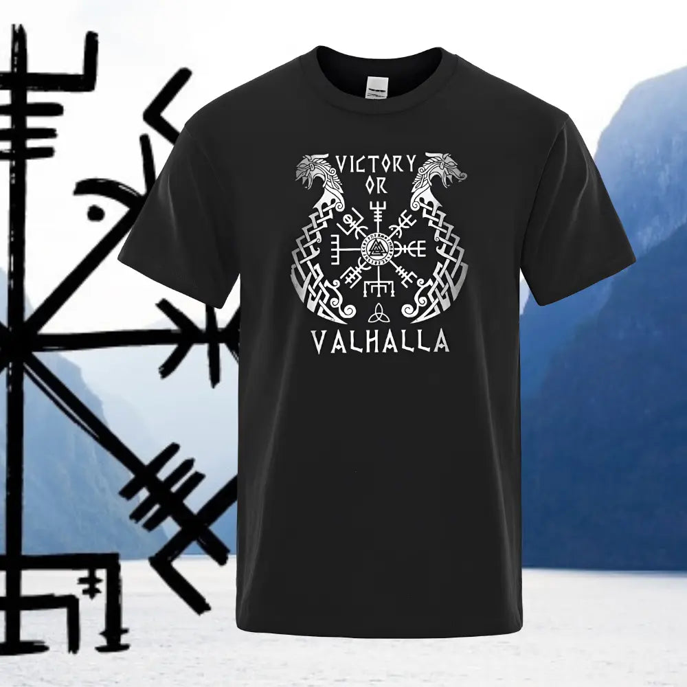 Wikinger T-Shirt Männer mit Valhalla