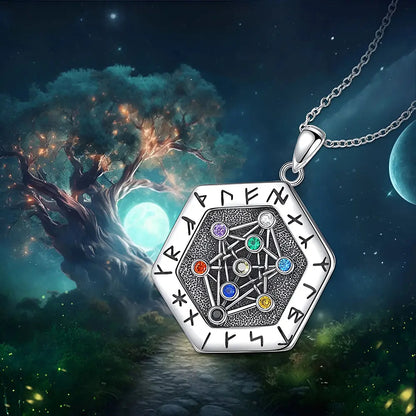Yggdrasile Kette Silber