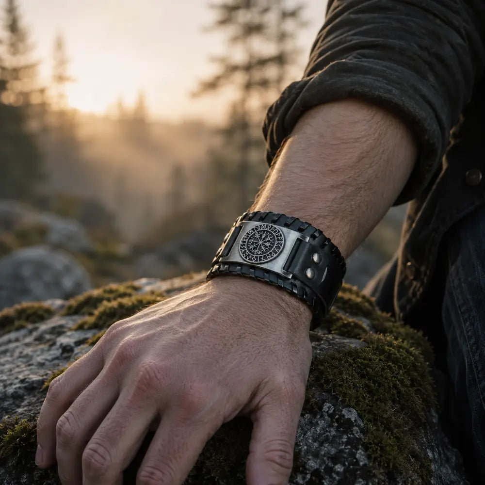 wikinger armband vegvisir