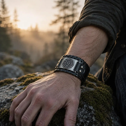 wikinger armband vegvisir