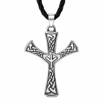 wikinger halskette algiz rune anhaenger silber freisteller
