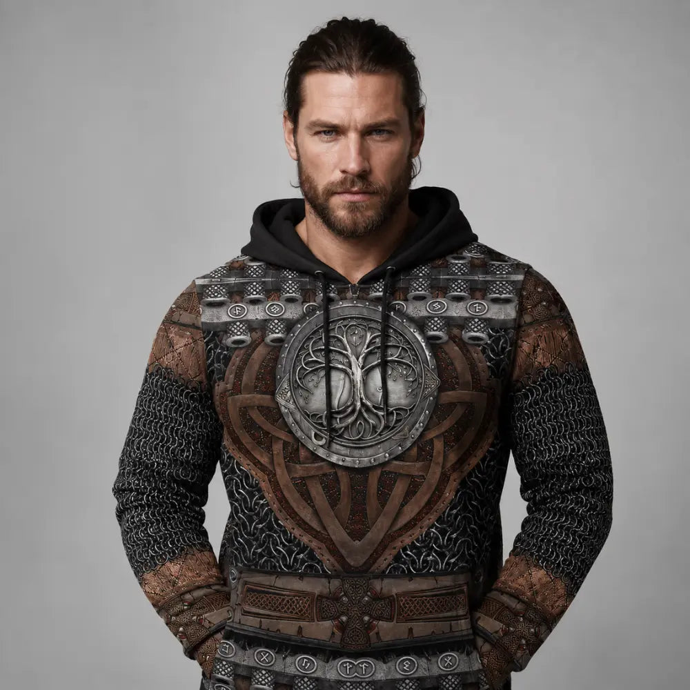 wikinger hoodie weltenbaum yggdrasil 3d print ruestung