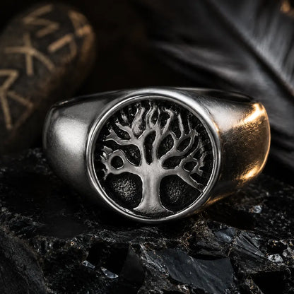 yggdrasil ring makro gravur runen studio wikinger