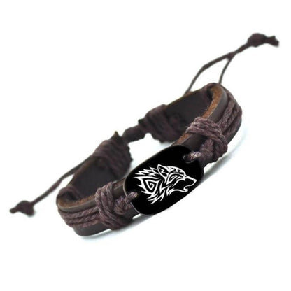 Armreif  Wikinger mit Fenrir Rune