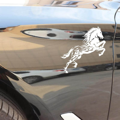 Aufkleber Auto Wikinger mit Pferd 