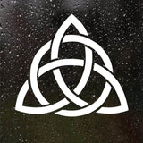 Aufkleber Wikinger mit Triquetra Symbol