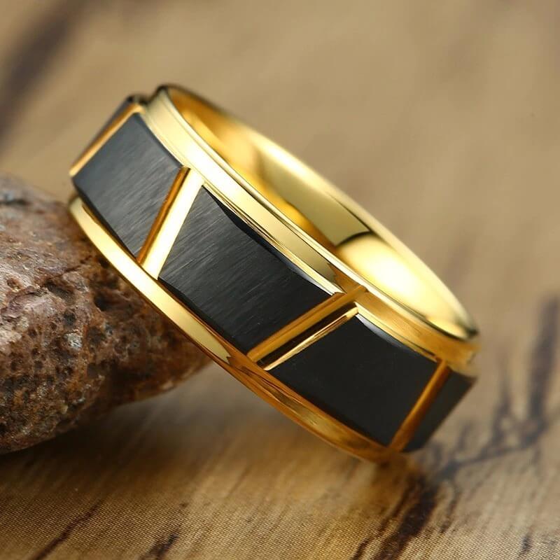 Goldenen Keltischer Ring fur Manner