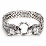Kelten Armband mit Geri und Freki