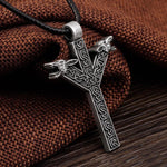 Keltische Halskette mit Algiz Rune
