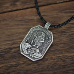 Keltische Halskette mit Gott Odin
