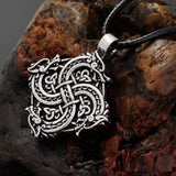 Keltische Halskette mit Jormungand Mythologie