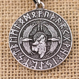 Keltische Halskette mit Munin und Hugin