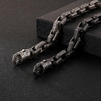 Keltisches Armband mit Fenrir Ketten