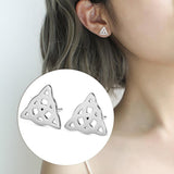 Ohrringe Wikinger mit Triquetra Symbol