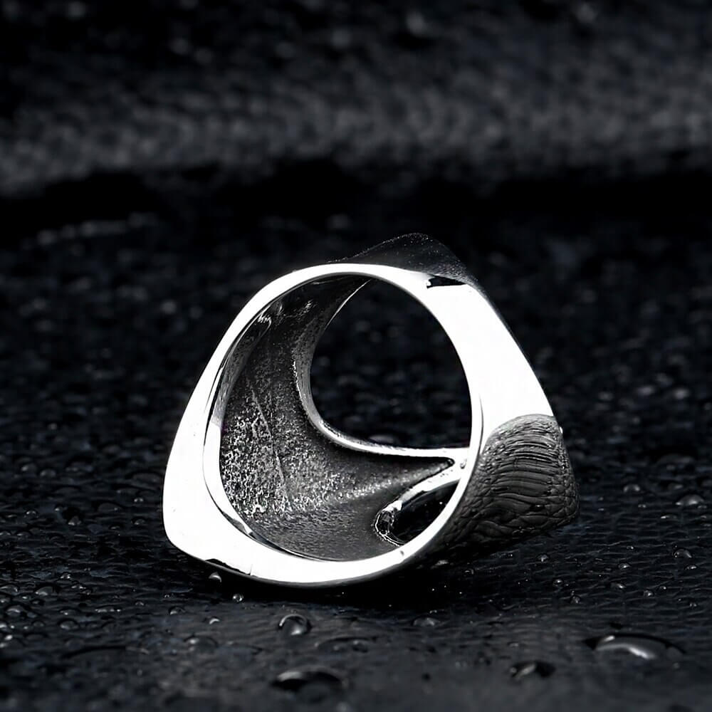 Stahl Viking ring für Herren