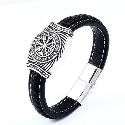 Viking Armreif Herren mit Runenkompass