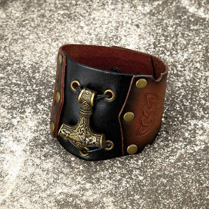 Viking Armreif mit Thor Hammer Mjolnir