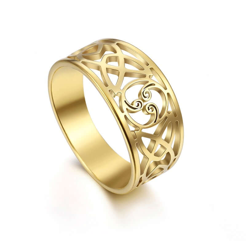 Viking Ring mit Celtic Knot
