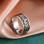 Vikings Ring mit Triquetra Knoten