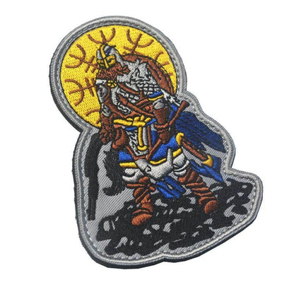 Wappen Wikinger mit Krieger