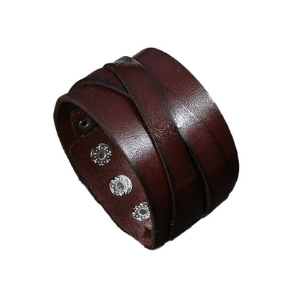 Wikinger Armband Braun