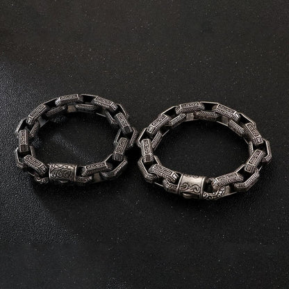 Wikinger Armband mit Fenrir Ketten