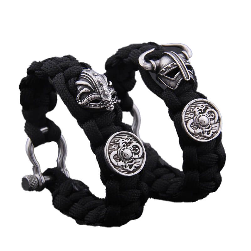 Wikinger Armband mit Wikinger Helm