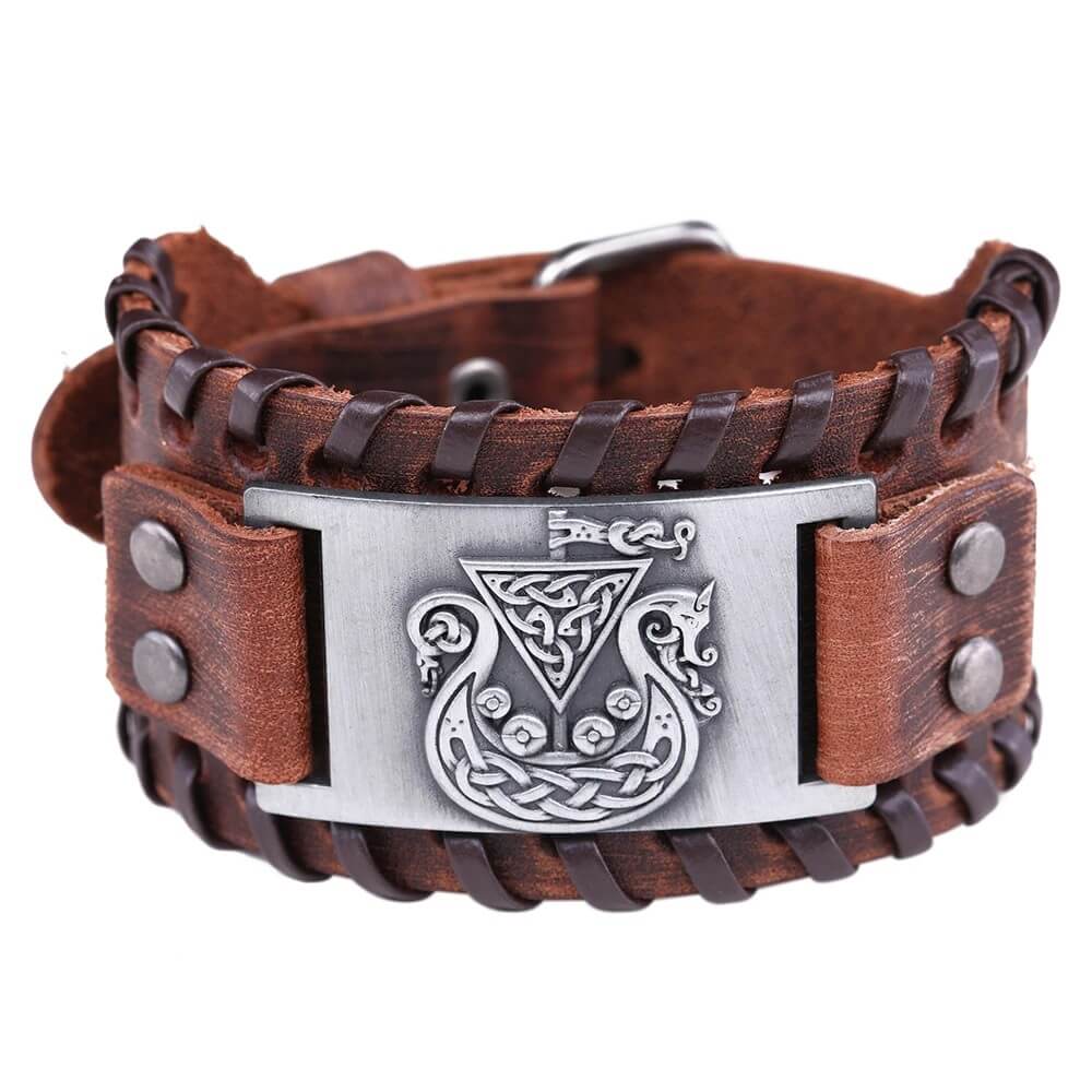 Wikinger Armband mit Wikingerschiff