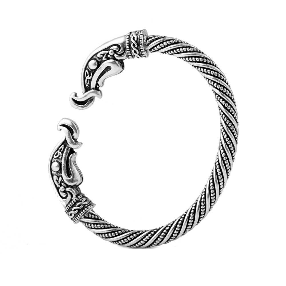Wikinger-Armband mit skandinavischen Krähen