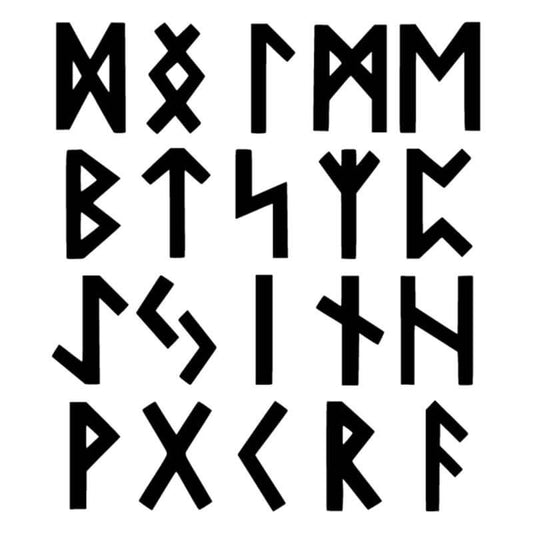 Wikinger Aufkleber mit Odin Runen