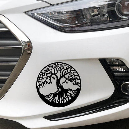Wikinger Aufkleber mit Yggdrasil ash Tree